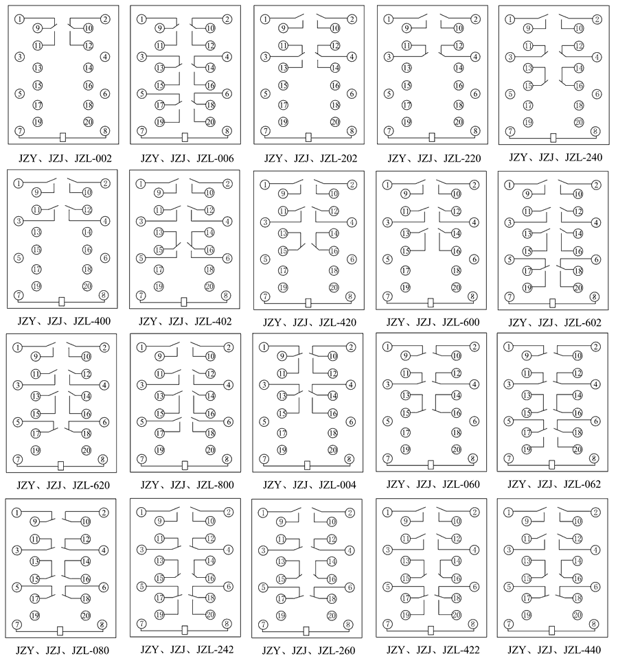 JZL-240內部接線圖