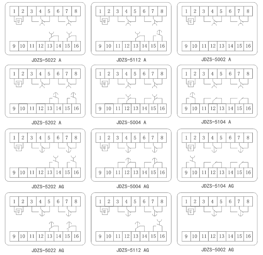 JDZS-5002A內部接線圖