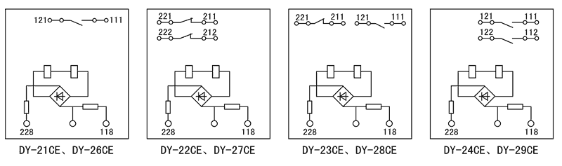 DY-24CE/C內部接線圖